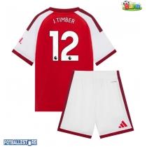 Arsenal Jurrien Timber #12 Hjemmedraktsett Barn 2026-27 Kortermet (+ Korte bukser)